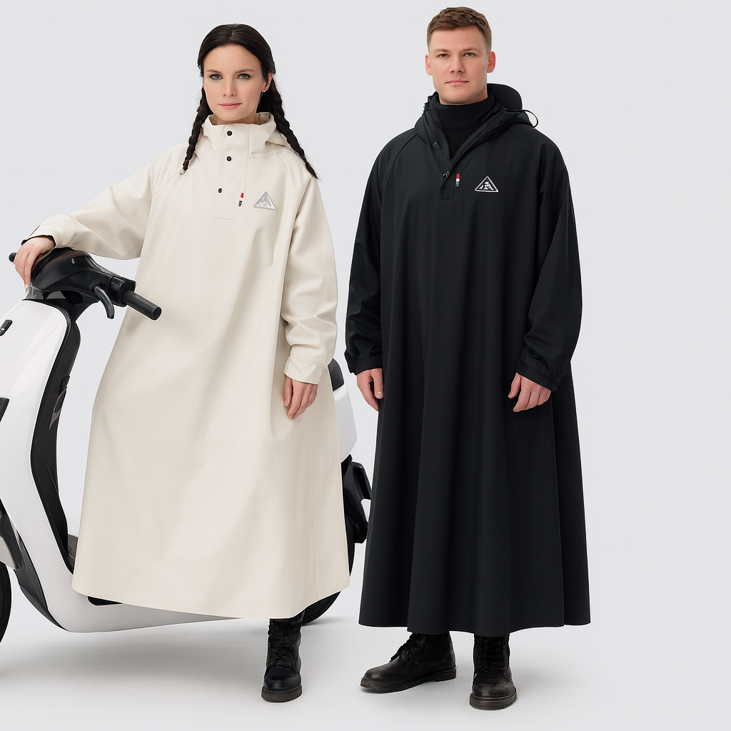 Long Rain Poncho | Waterproof, Comfortable and Suitable for Him and Her