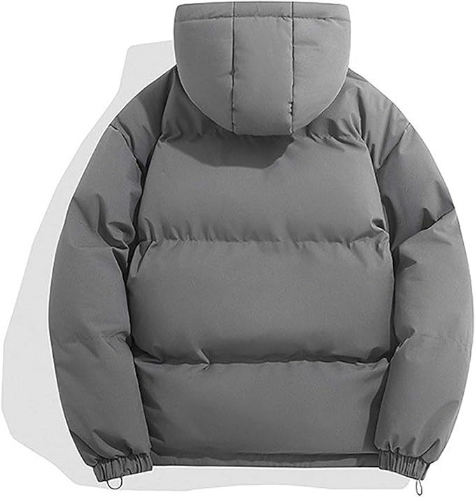 Women's Hooded Zip-Up Puffer Jacket for Winter