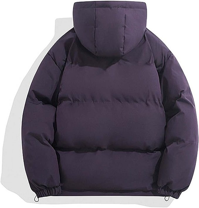 Women's Hooded Zip-Up Puffer Jacket for Winter