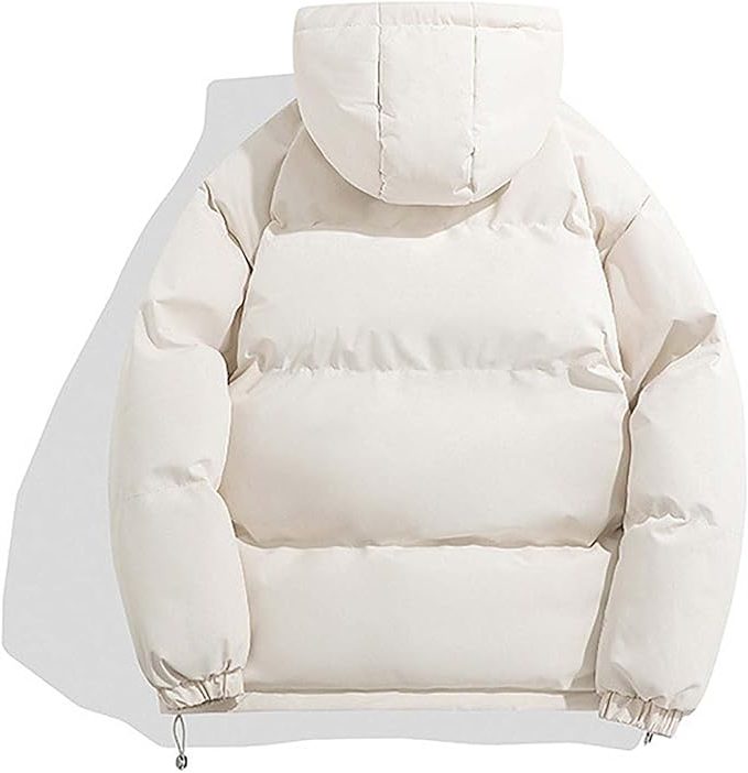 Women's Hooded Zip-Up Puffer Jacket for Winter