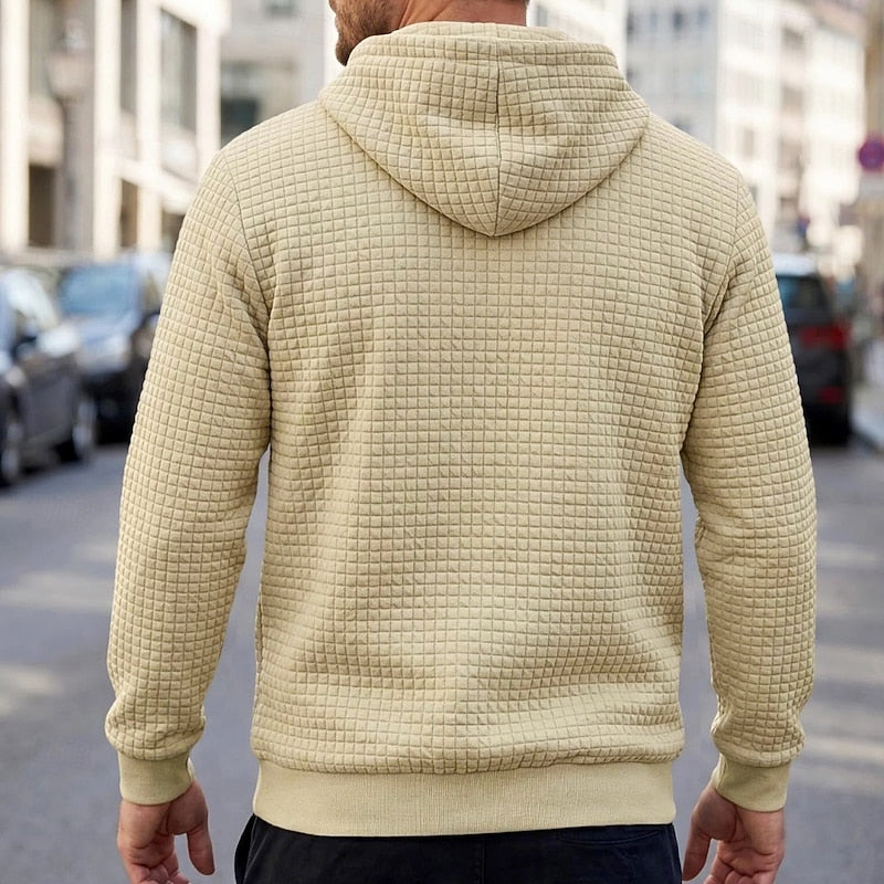 Merrick | Textured Hooded Sweatshirt