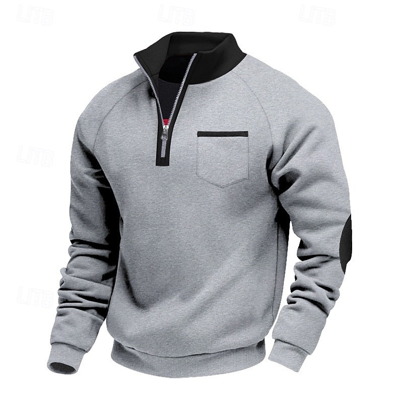 Jasper | Quarter-Zip Stand-Collar Sweater