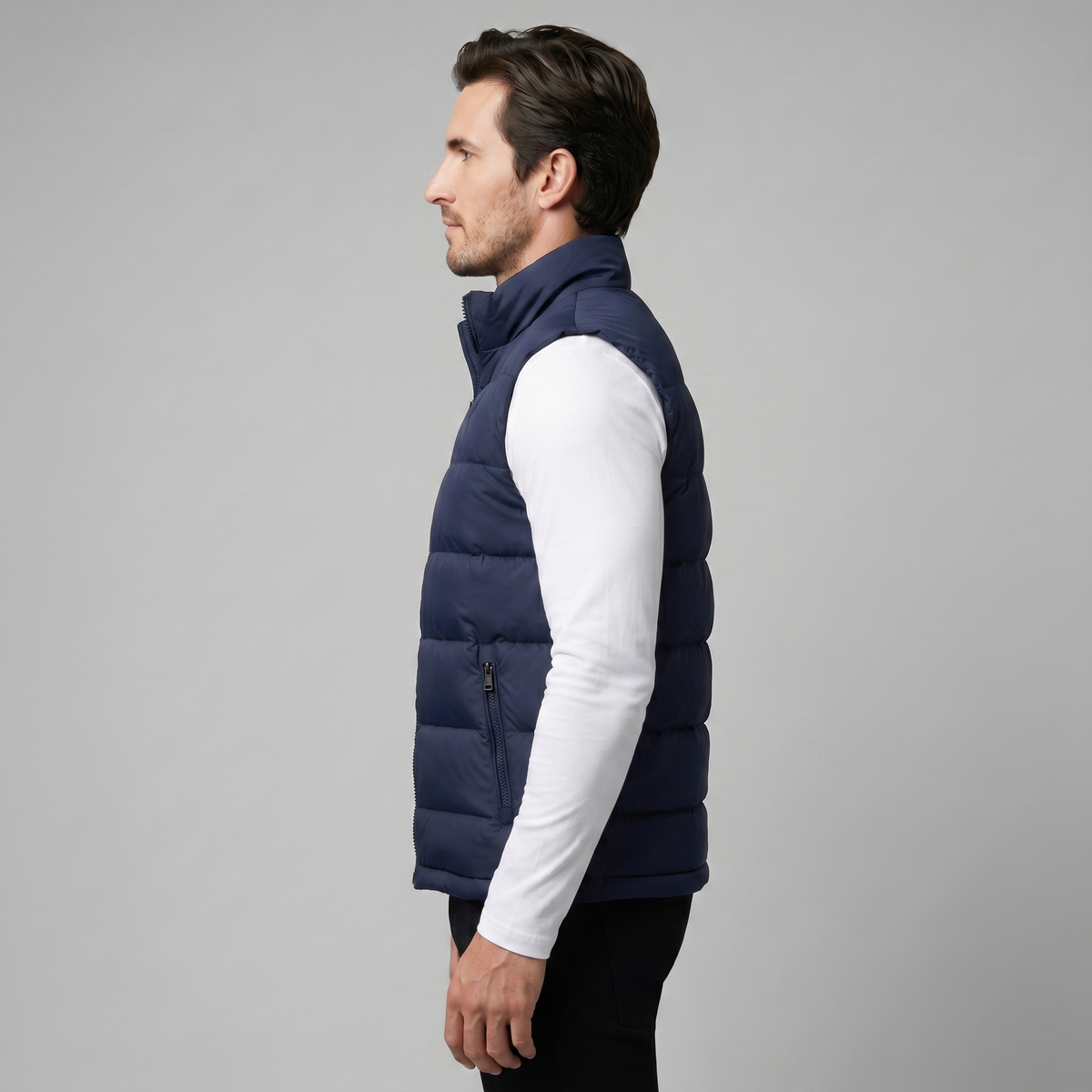 Quilted Padded Gilet Men’s Winter Casual