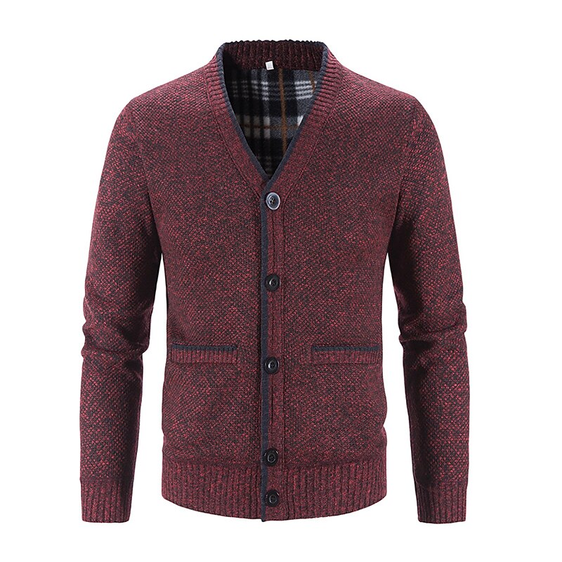 Hugh | V-Neck Textured Cardigan