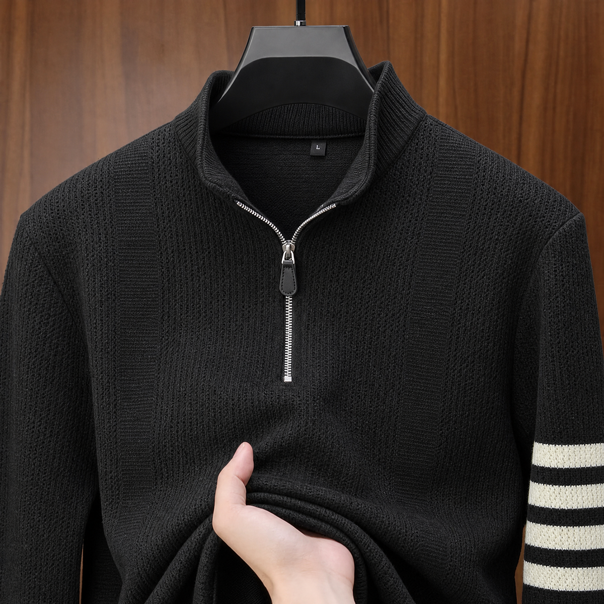 Hudson Quarter-Zip Sweater