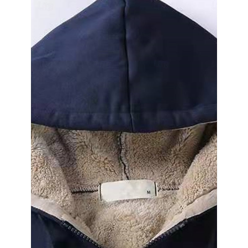 Marina | Comfortable Hooded Zip Jacket with Lining