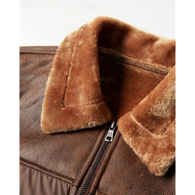 Reuben | Quilted Puffer Jacket with Fur Collar