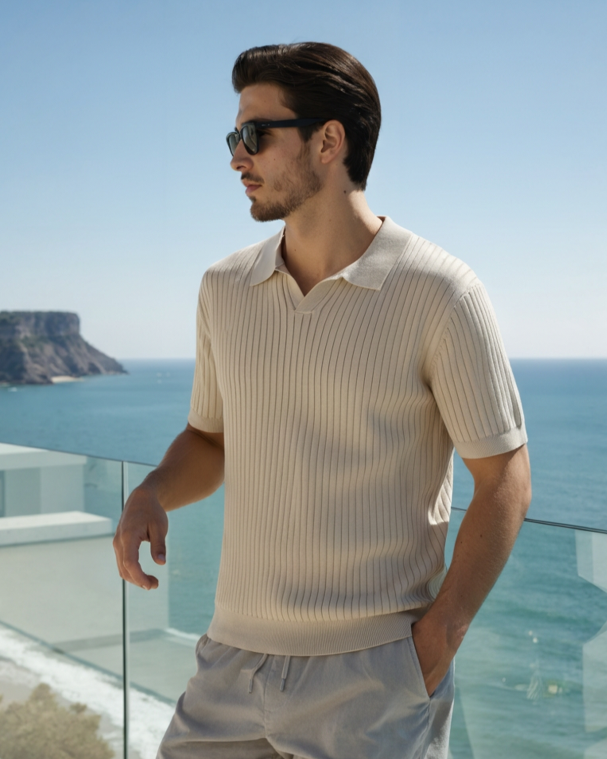 Premium Ribbed Polo