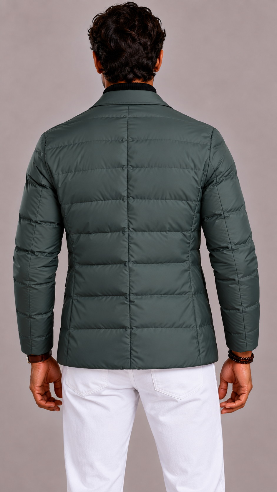 Men's Softshell Jacket with Insulated Lining and Multiple Pockets