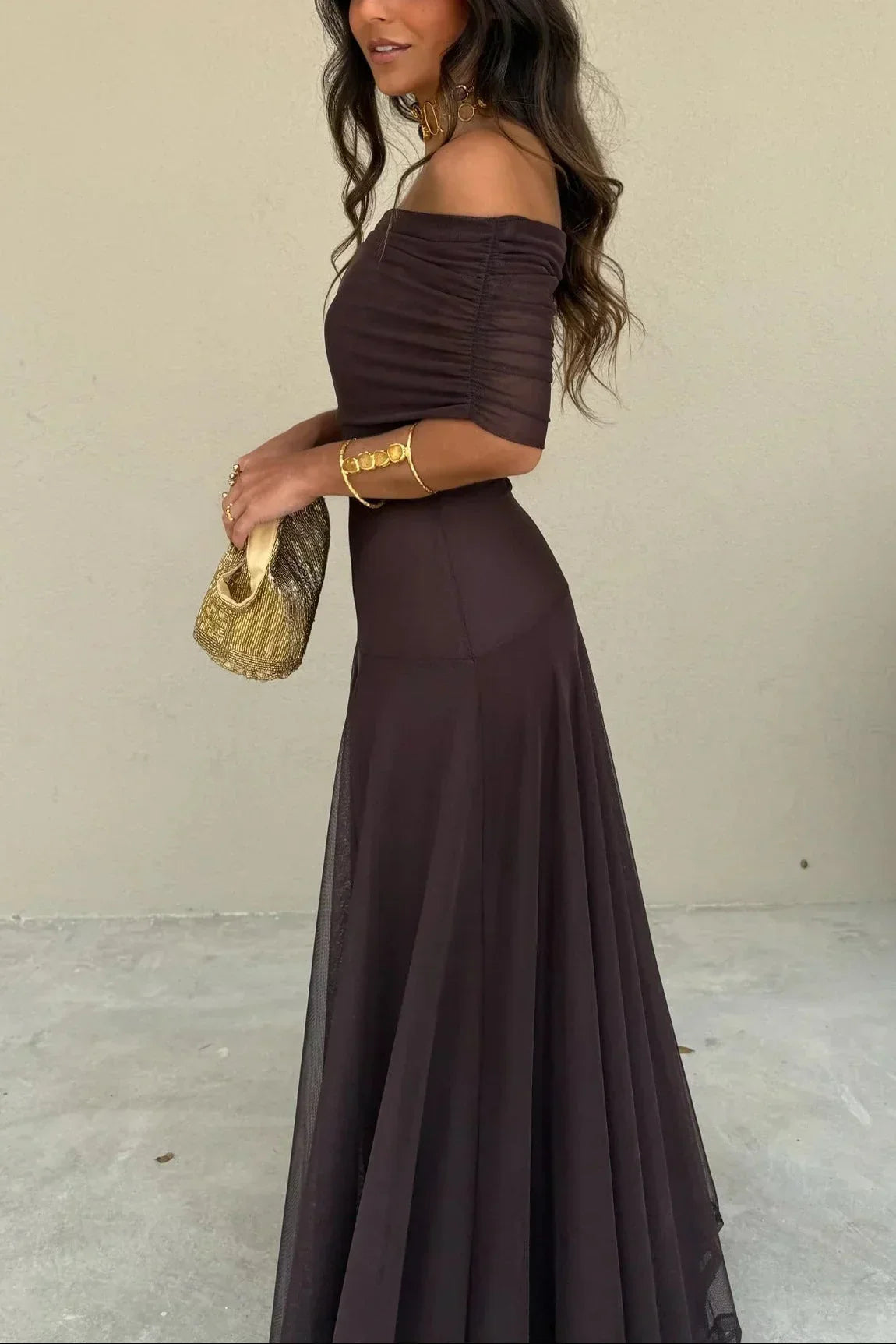 Pleated Maxi Summer Dress for Women