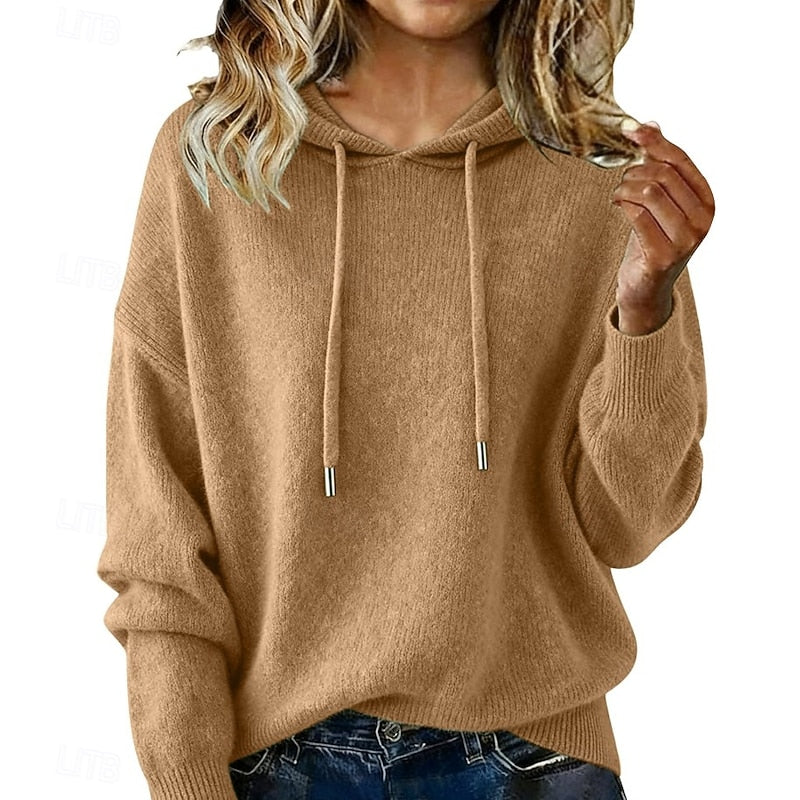 Linnea | Hooded Drawstring Sweatshirt