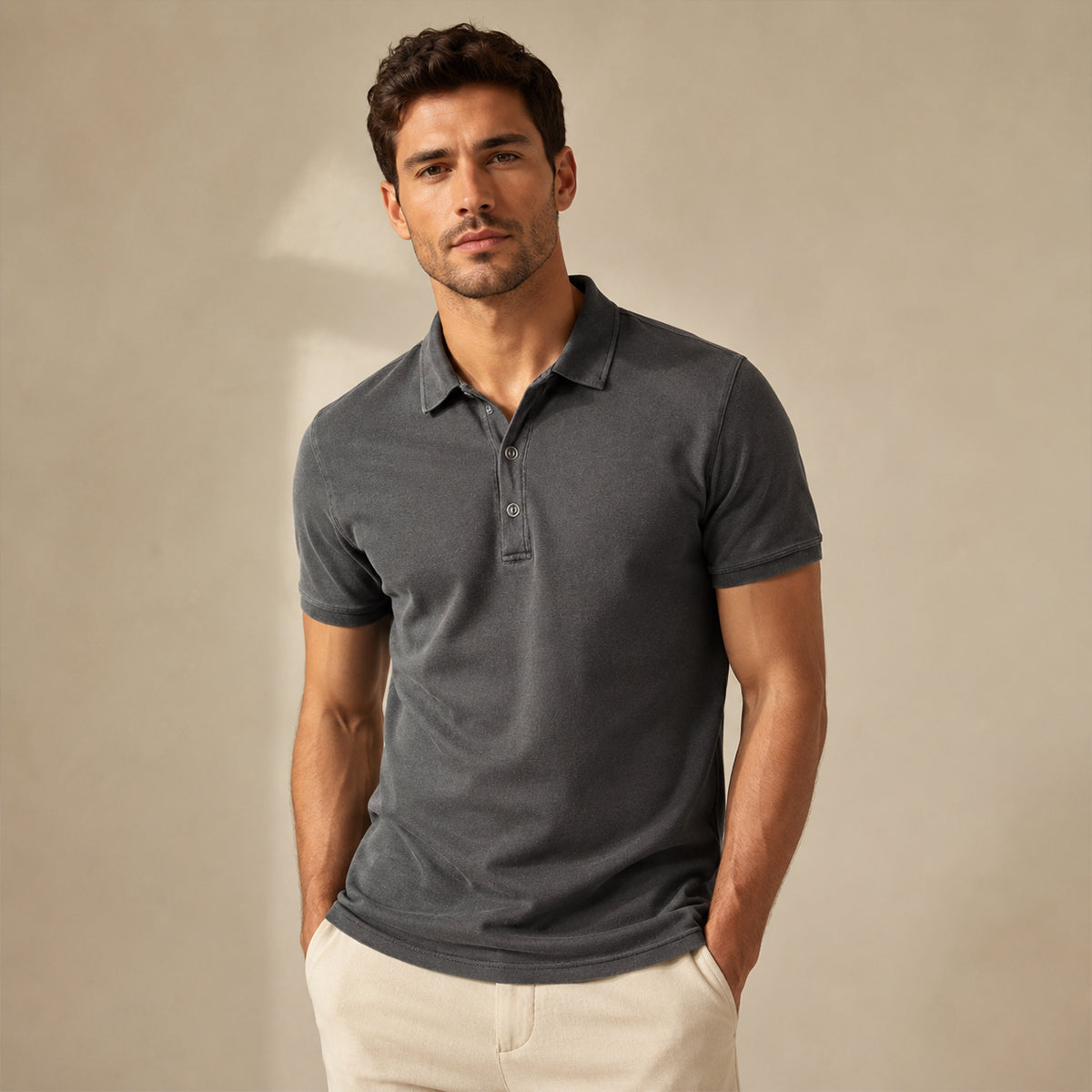 The Walnut Creek Men's Lightweight Cotton Polo Shirt