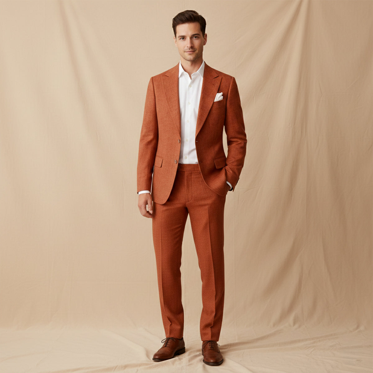 The Lausanne Men’s Casual Linen Suit Set – Blazer & Trousers