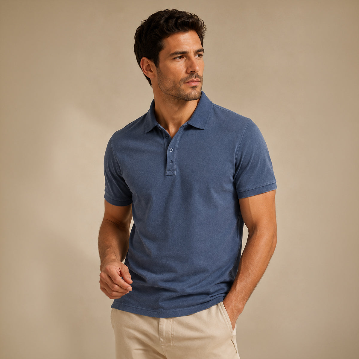 The Walnut Creek Men's Lightweight Cotton Polo Shirt
