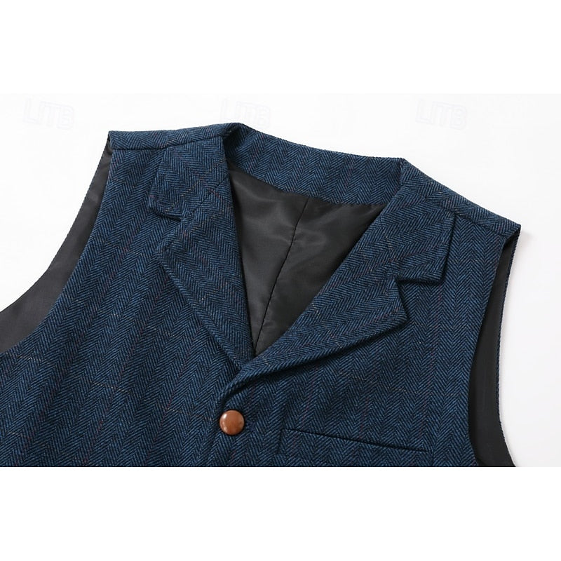 Atticus | Custom-Fit Herringbone Vest