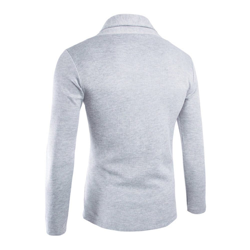 Men's Open Cardigan with Shawl Collar