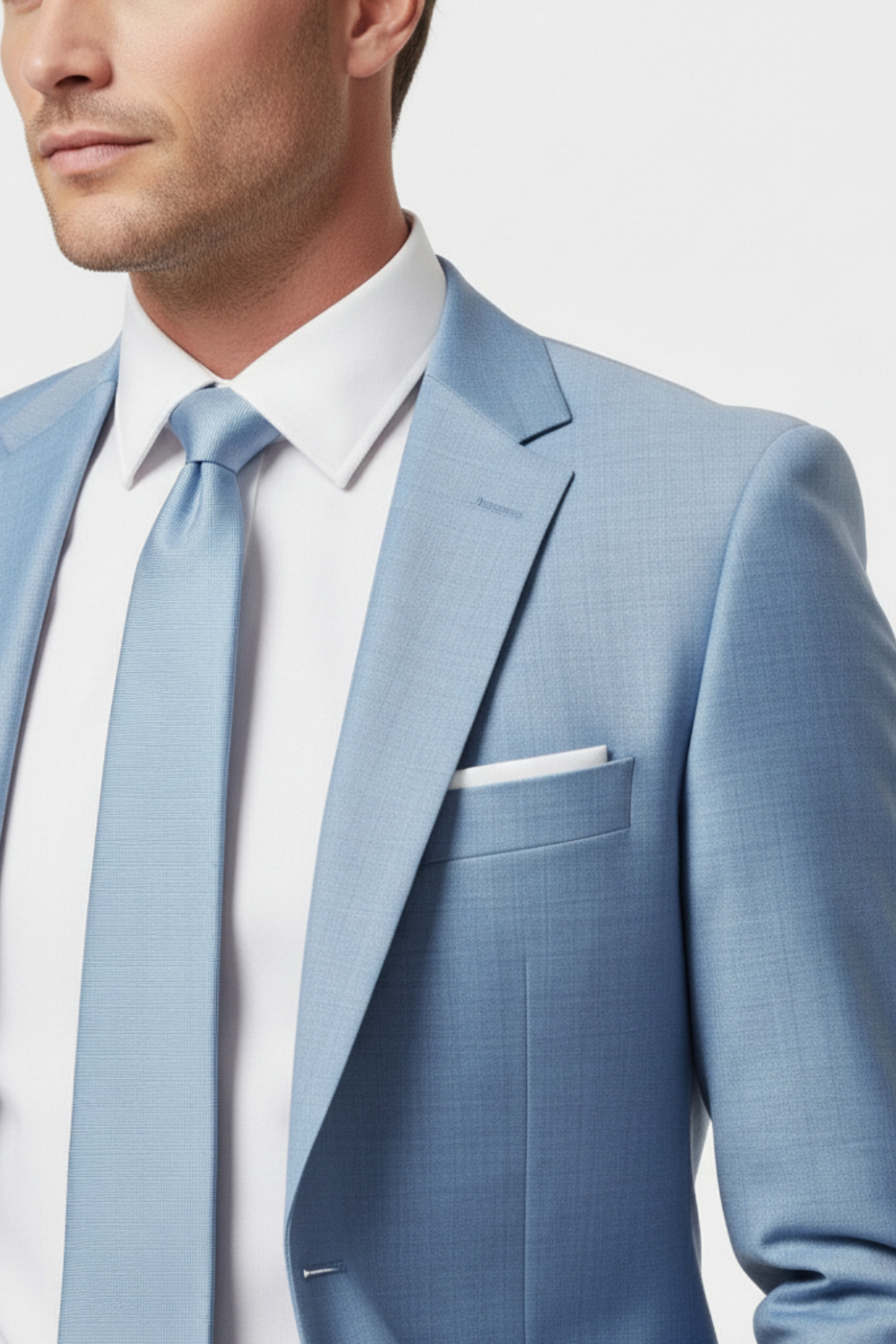 Slim Fit Blazer and Trouser Set for Men - Summer