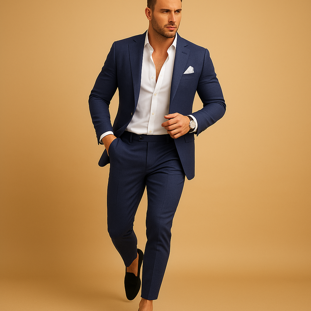 Men's Slim Fit Suit | Blazer and Trousers for Formal Occasions