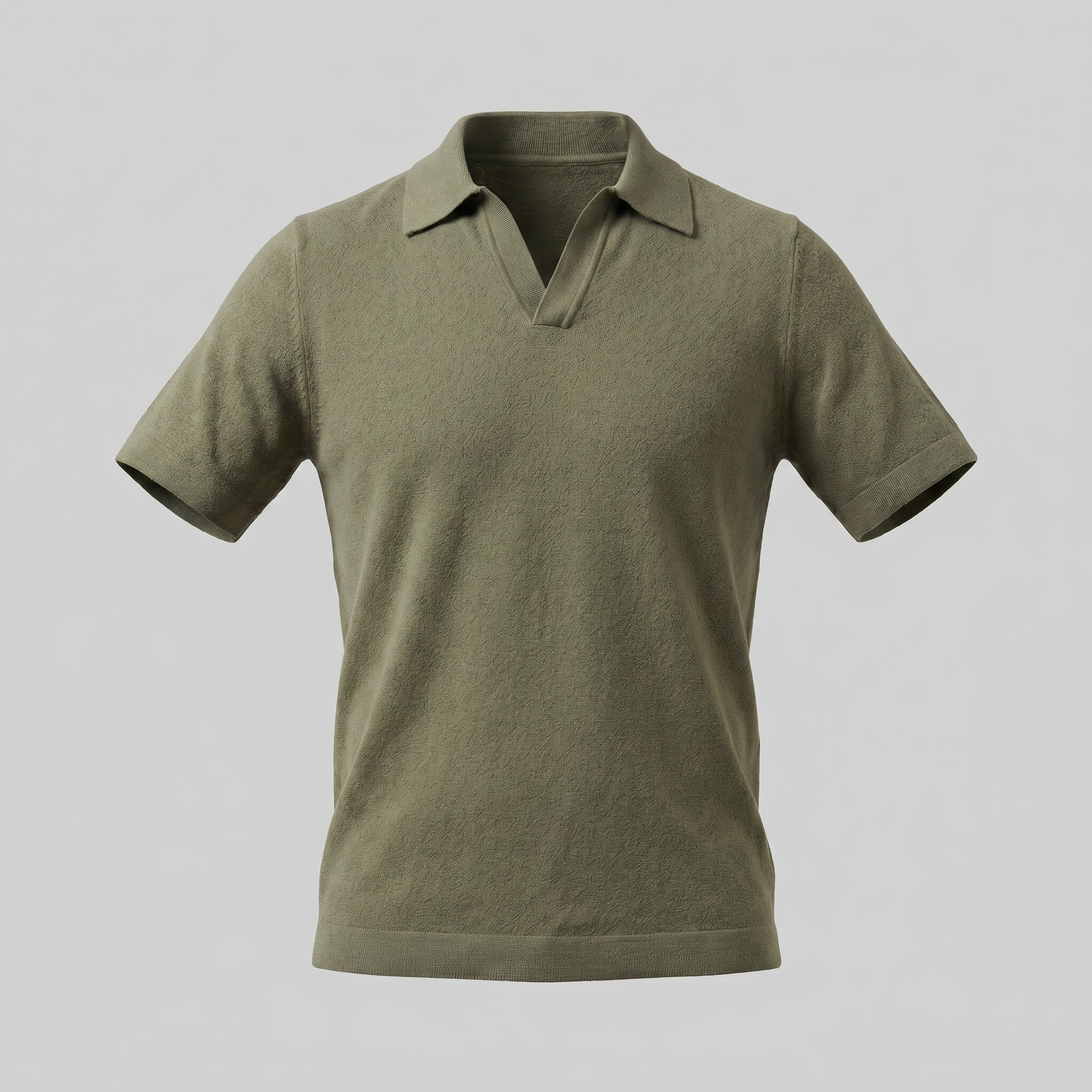 Smart Casual Men's V-Neck Polo Summer Lightweight