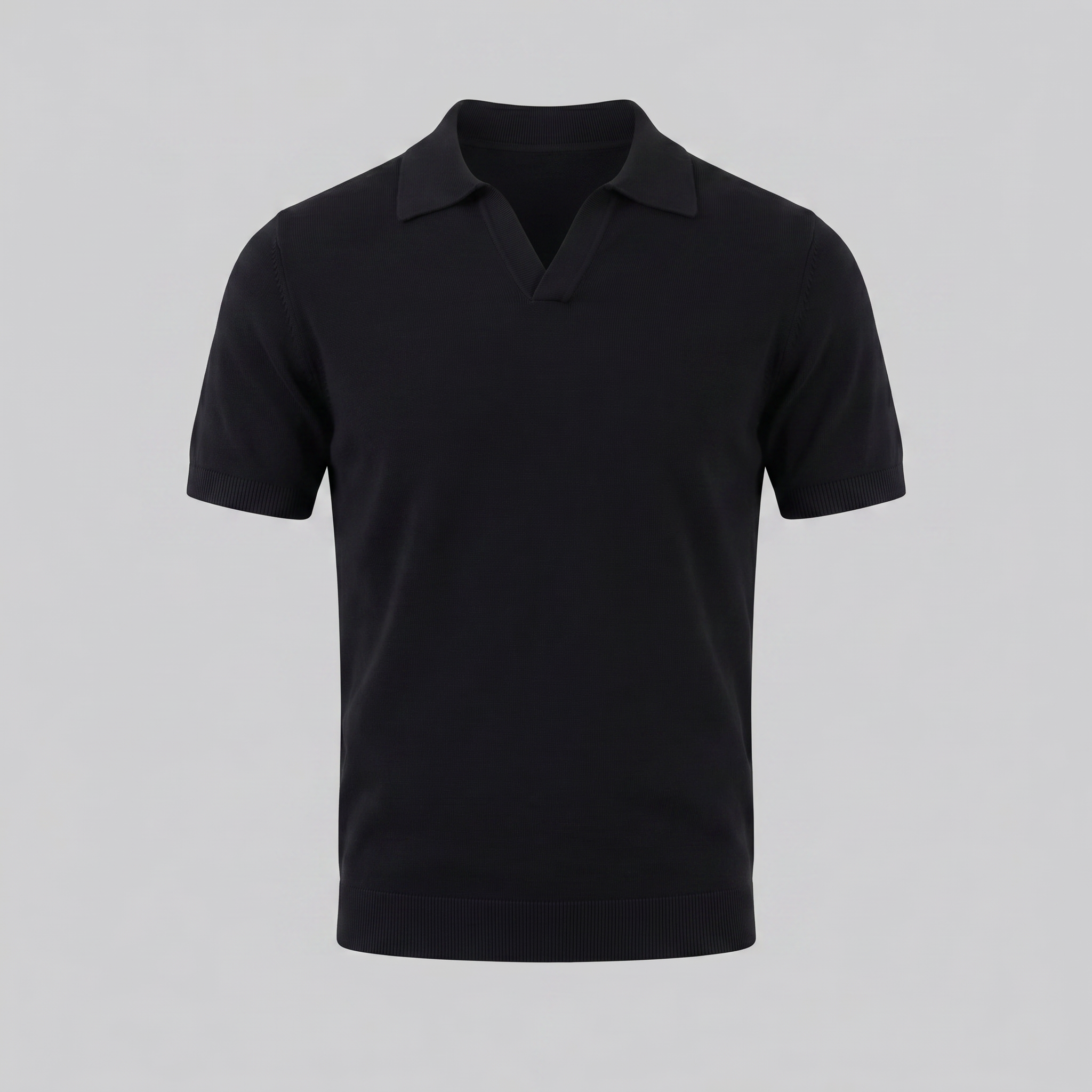 Smart Casual Men's V-Neck Polo Summer Lightweight
