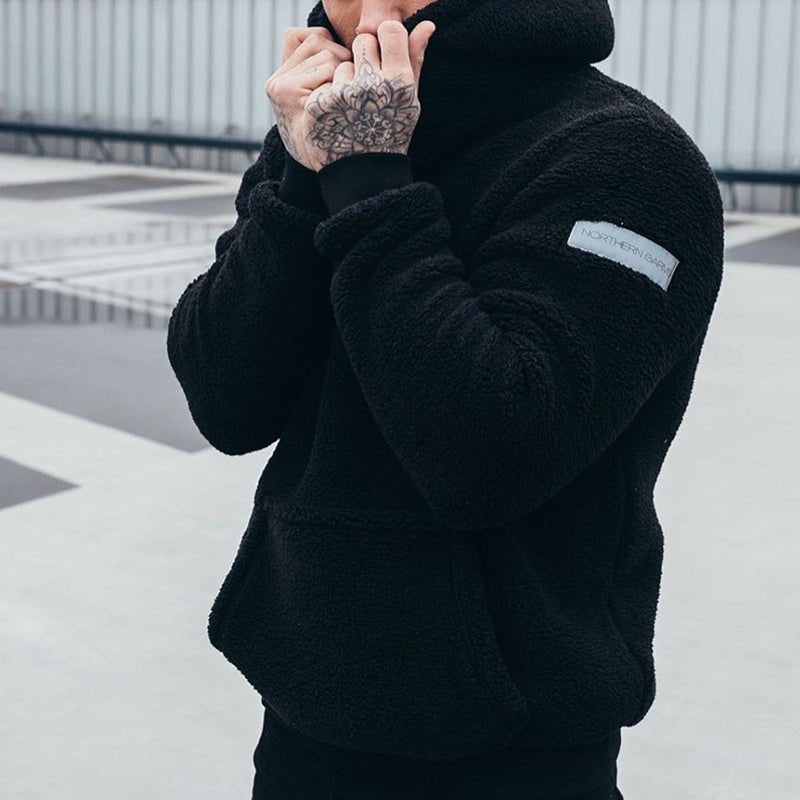 Men's Relaxed Fit Sherpa Hoodie