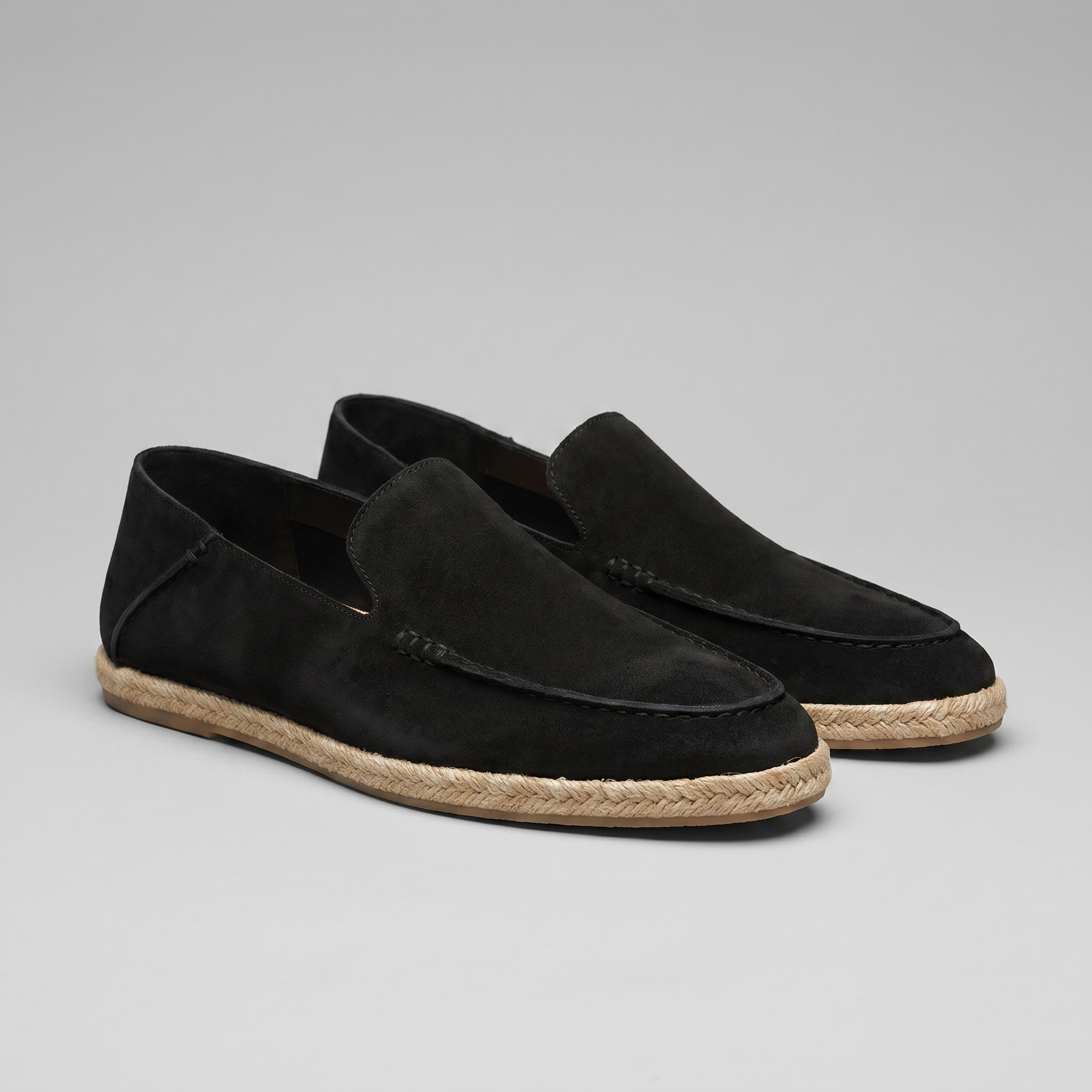 Suede Espadrille Loafers for Men Casual Summer