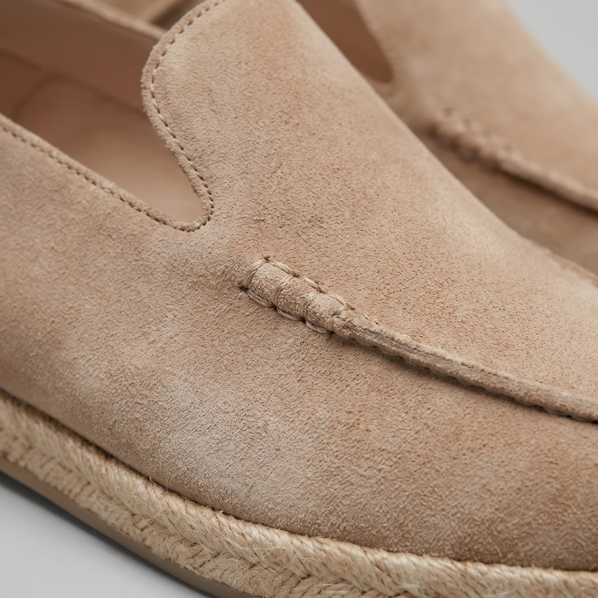 Suede Espadrille Loafers for Men Casual Summer