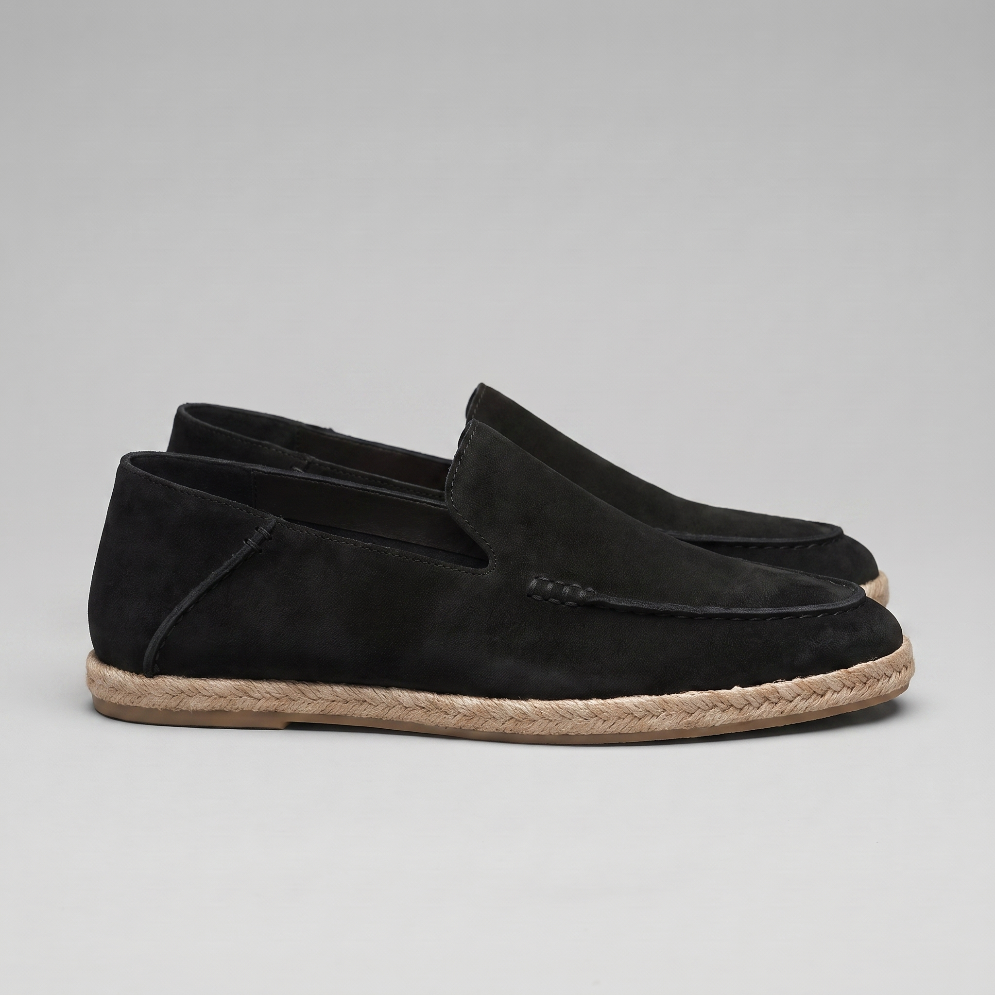 Suede Espadrille Loafers for Men Casual Summer
