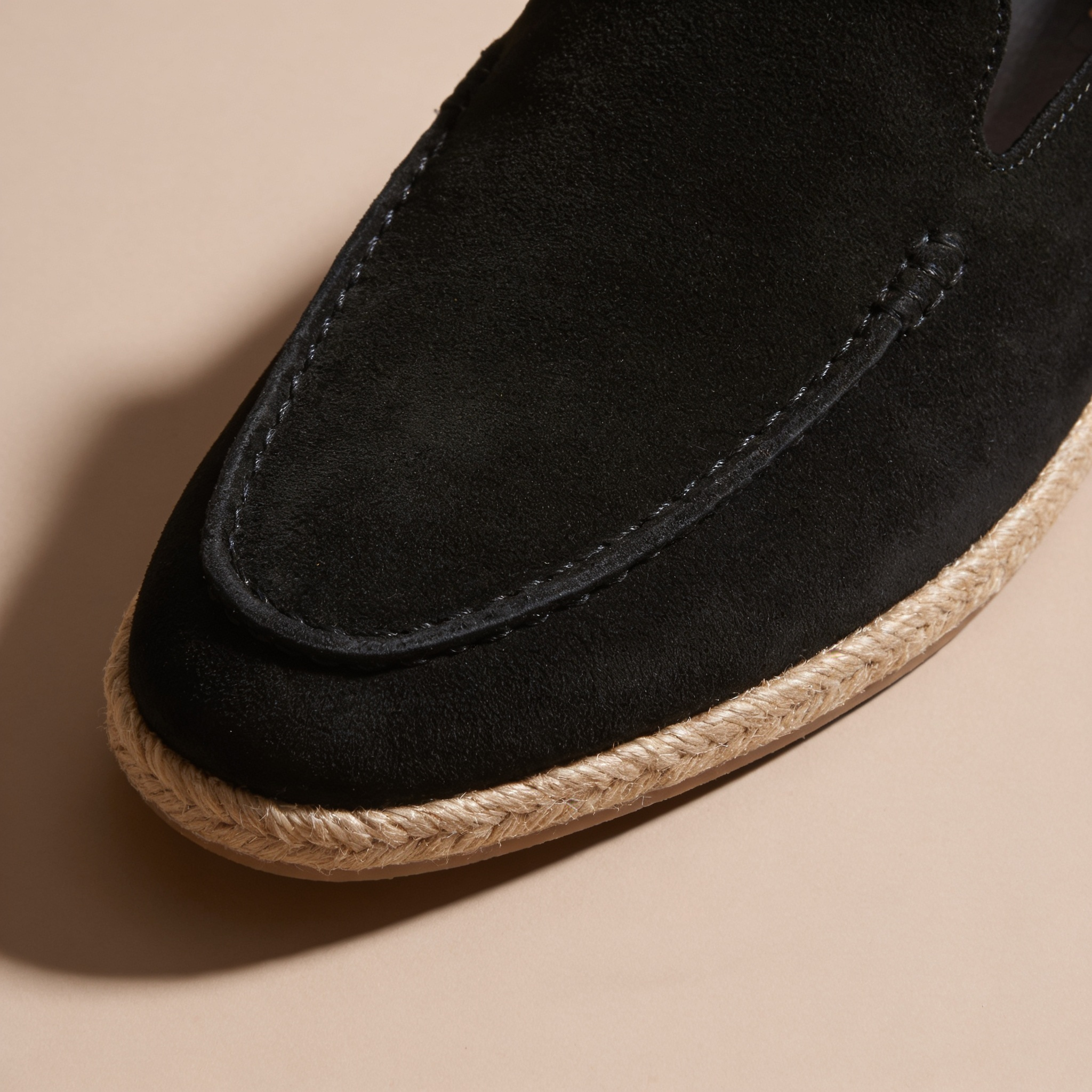 Suede Espadrille Loafers for Men Casual Summer