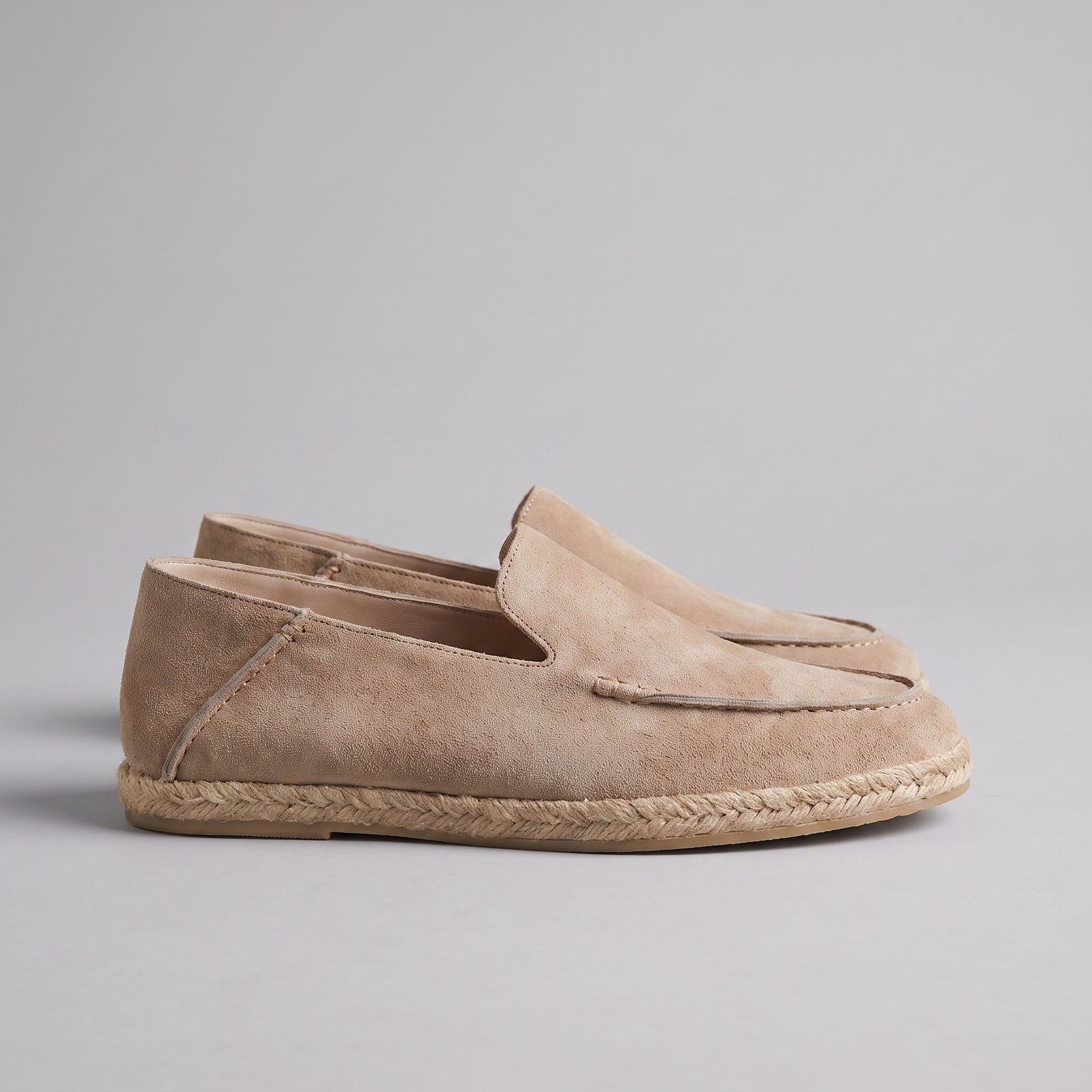 Suede Espadrille Loafers for Men Casual Summer