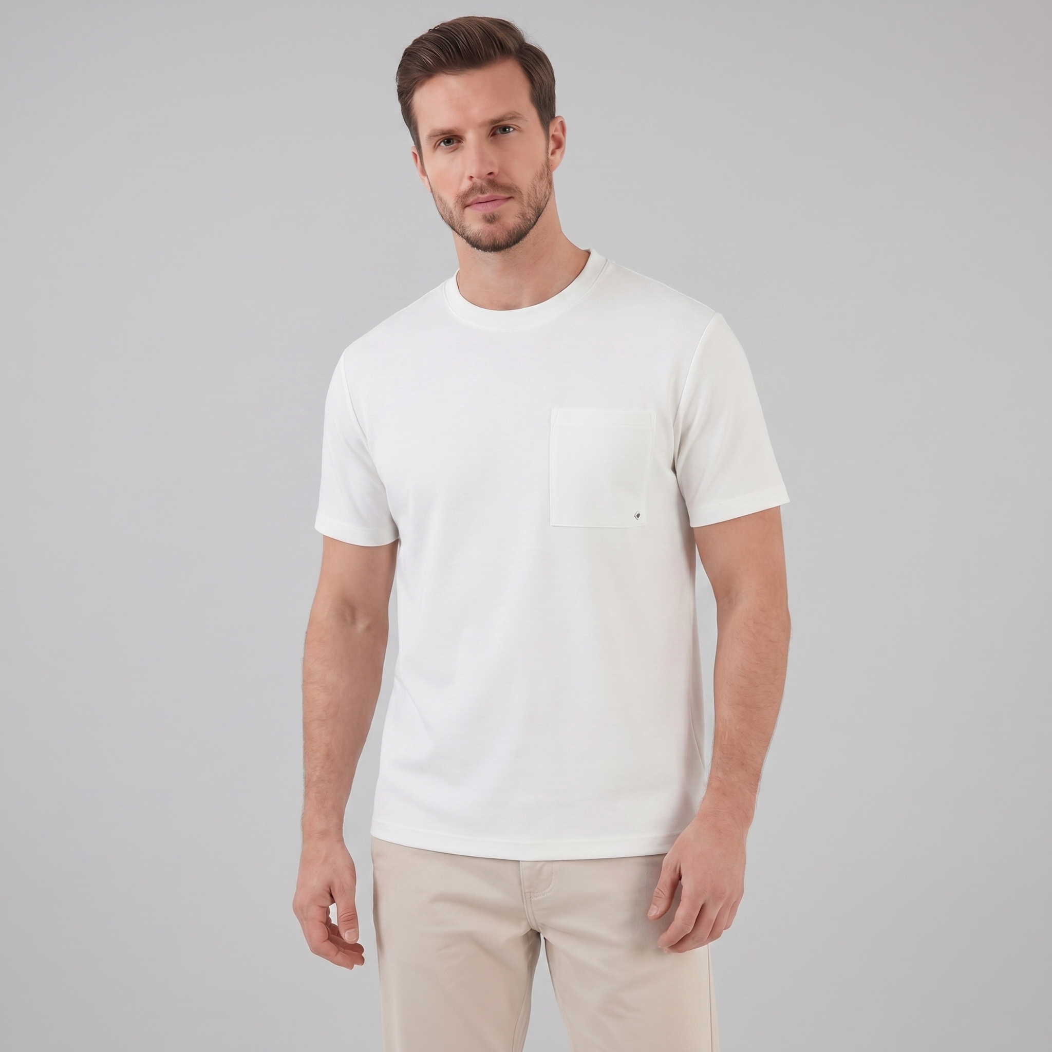 Men's Relaxed Fit Chest Pocket Casual T-Shirt