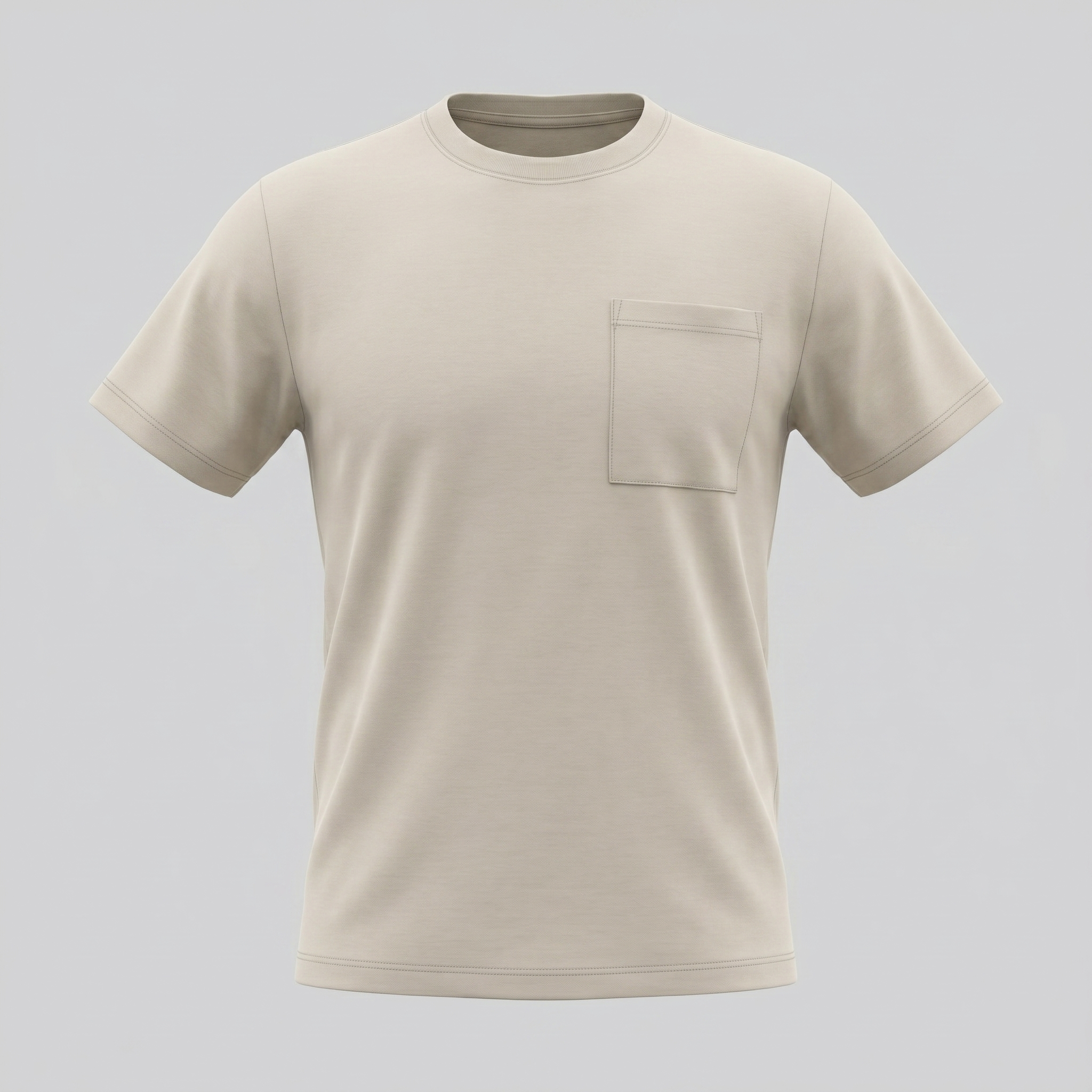 Men's Relaxed Fit Chest Pocket Casual T-Shirt