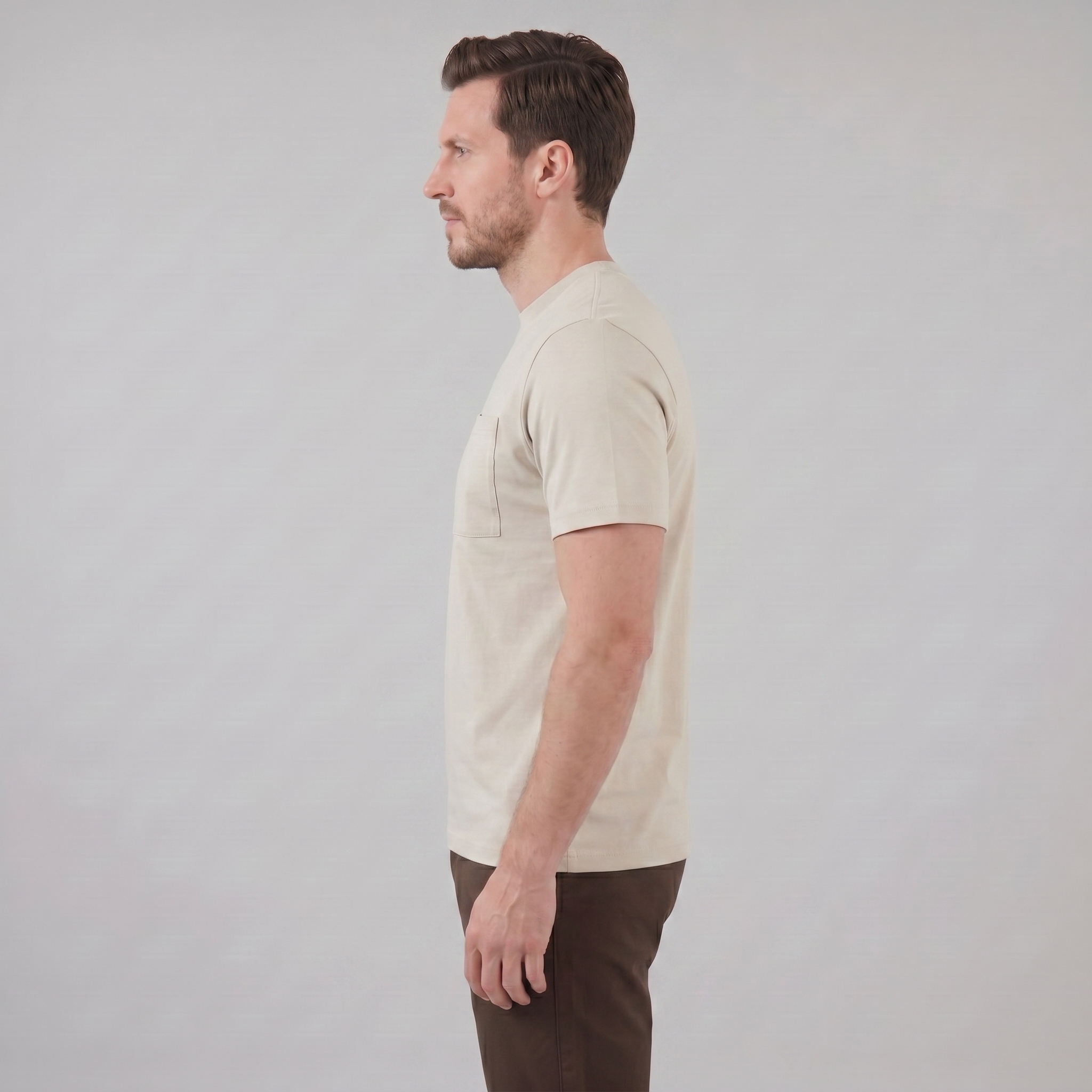 Men's Relaxed Fit Chest Pocket Casual T-Shirt