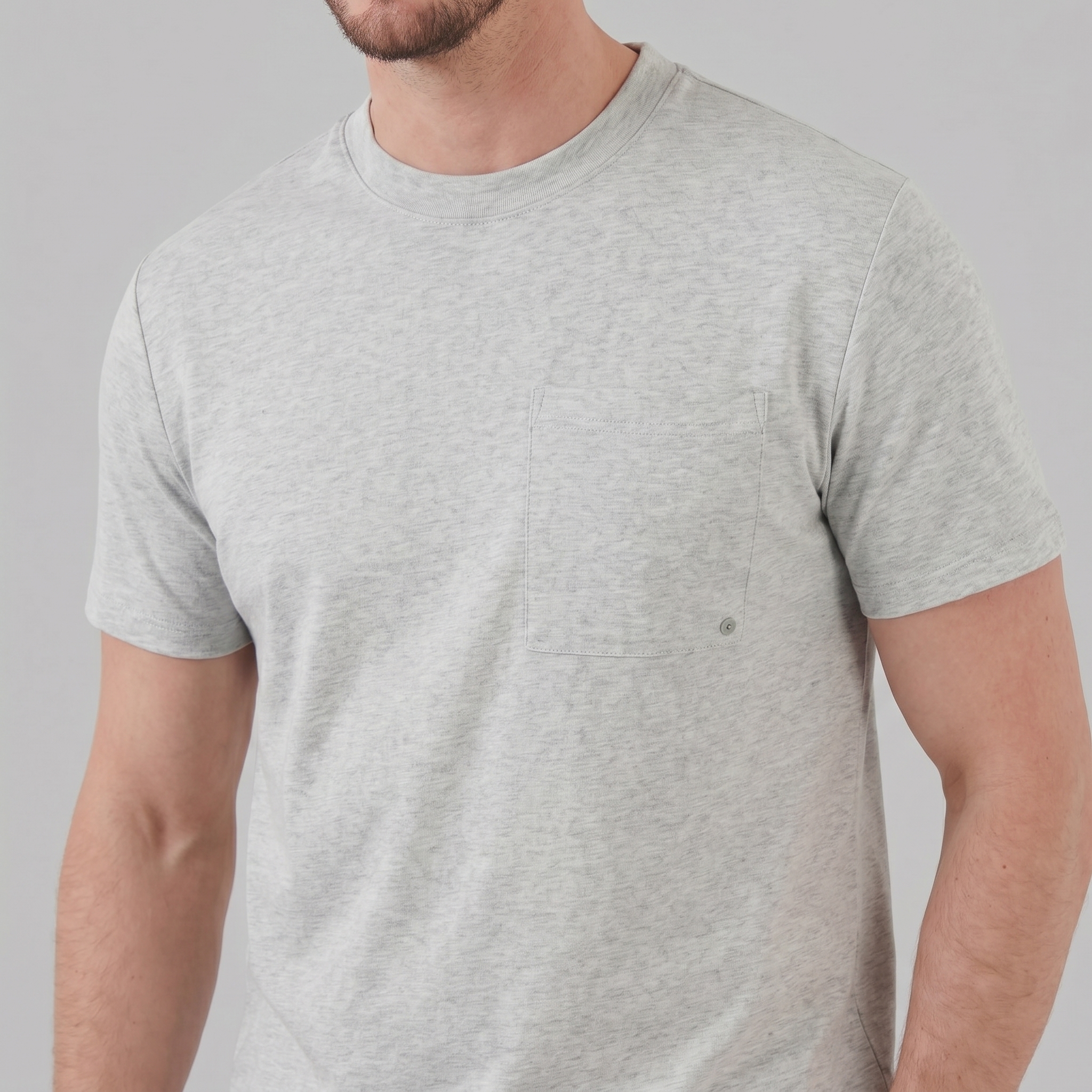 Men's Relaxed Fit Chest Pocket Casual T-Shirt