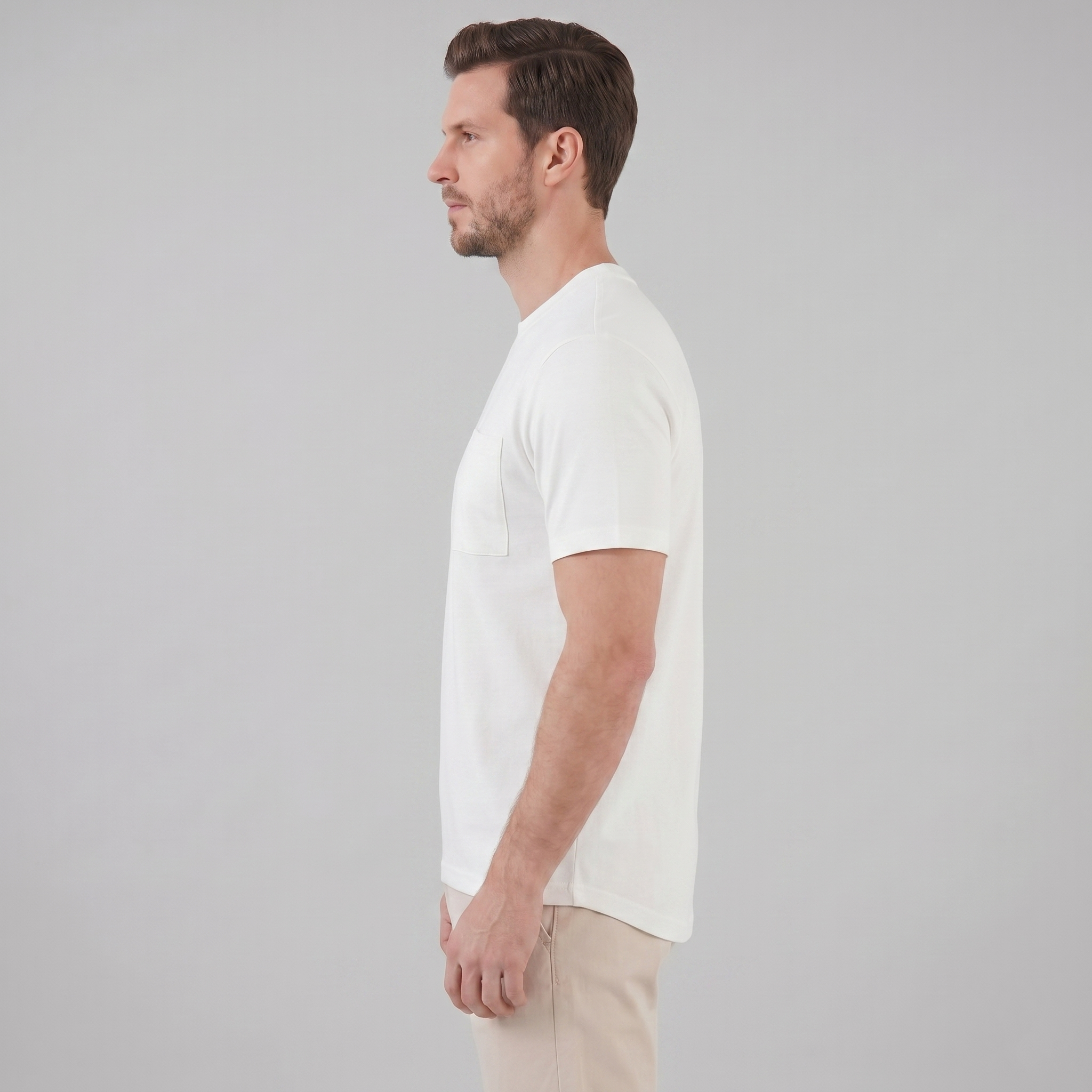 Men's Relaxed Fit Chest Pocket Casual T-Shirt