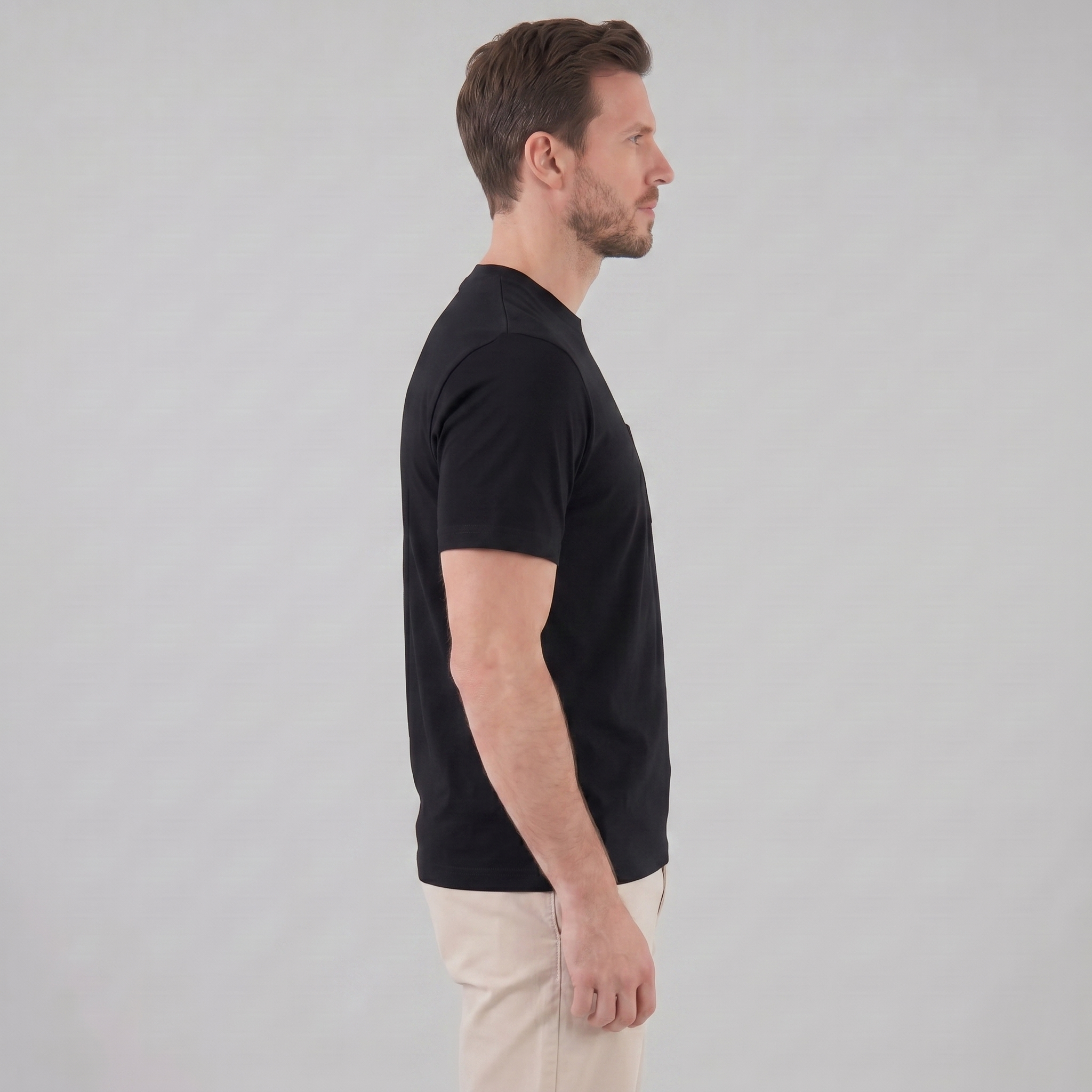 Men's Relaxed Fit Chest Pocket Casual T-Shirt