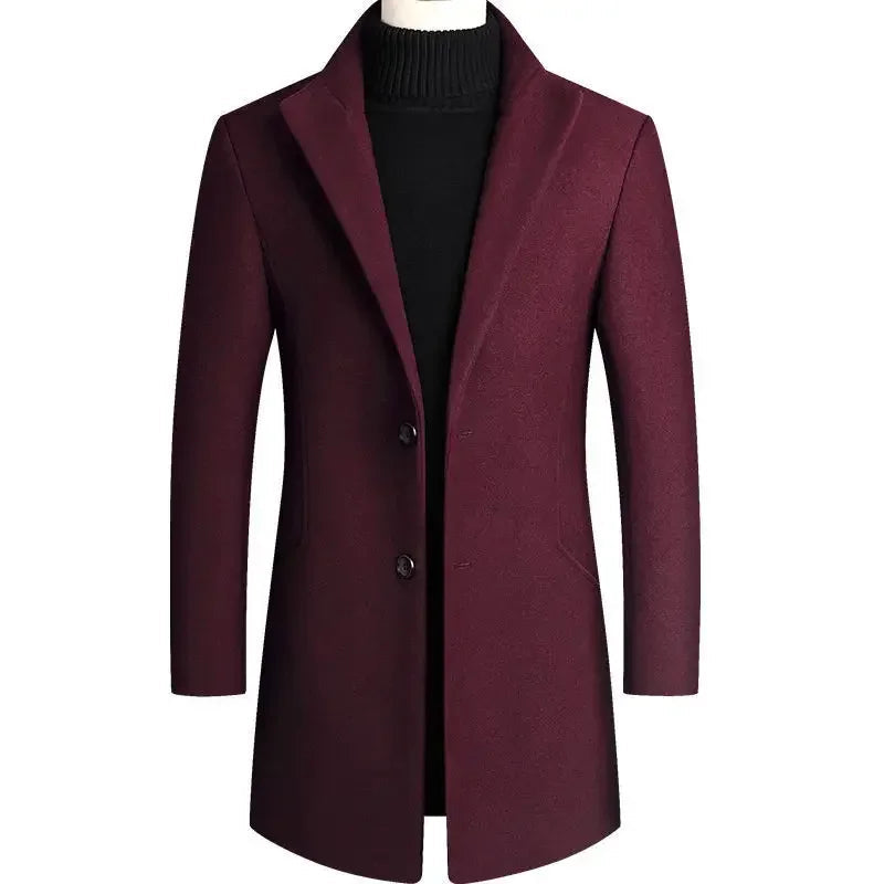 Thomas | Chic Slim-Fit Wool Overcoat
