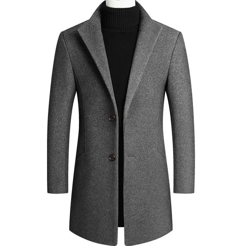 Thomas | Chic Slim-Fit Wool Overcoat