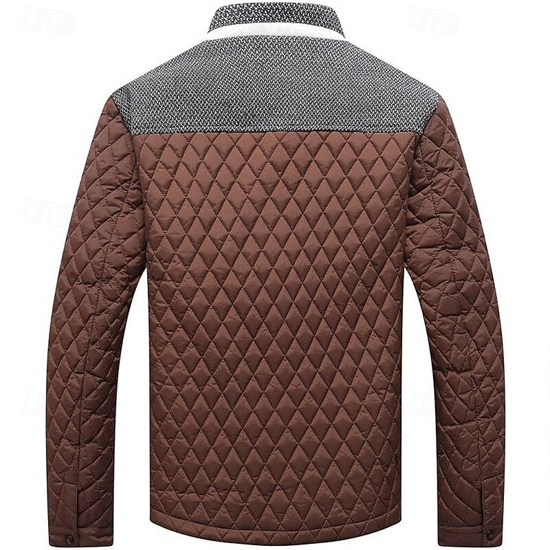 Maxwell | Quilted Stand-Up Collar Jacket