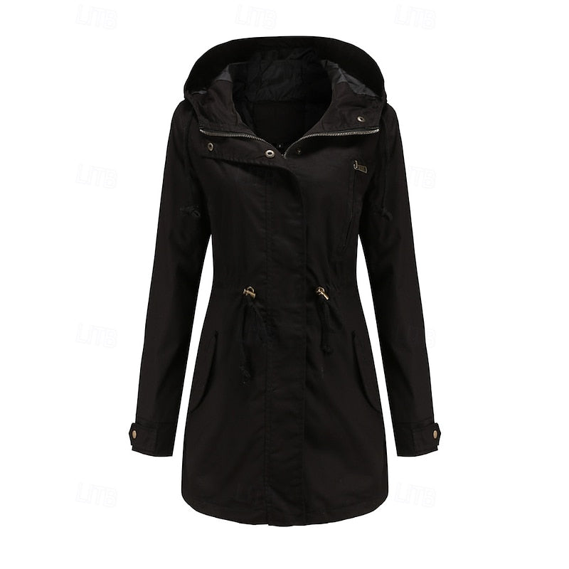 Matilda | Longline Utility Coat with Hood