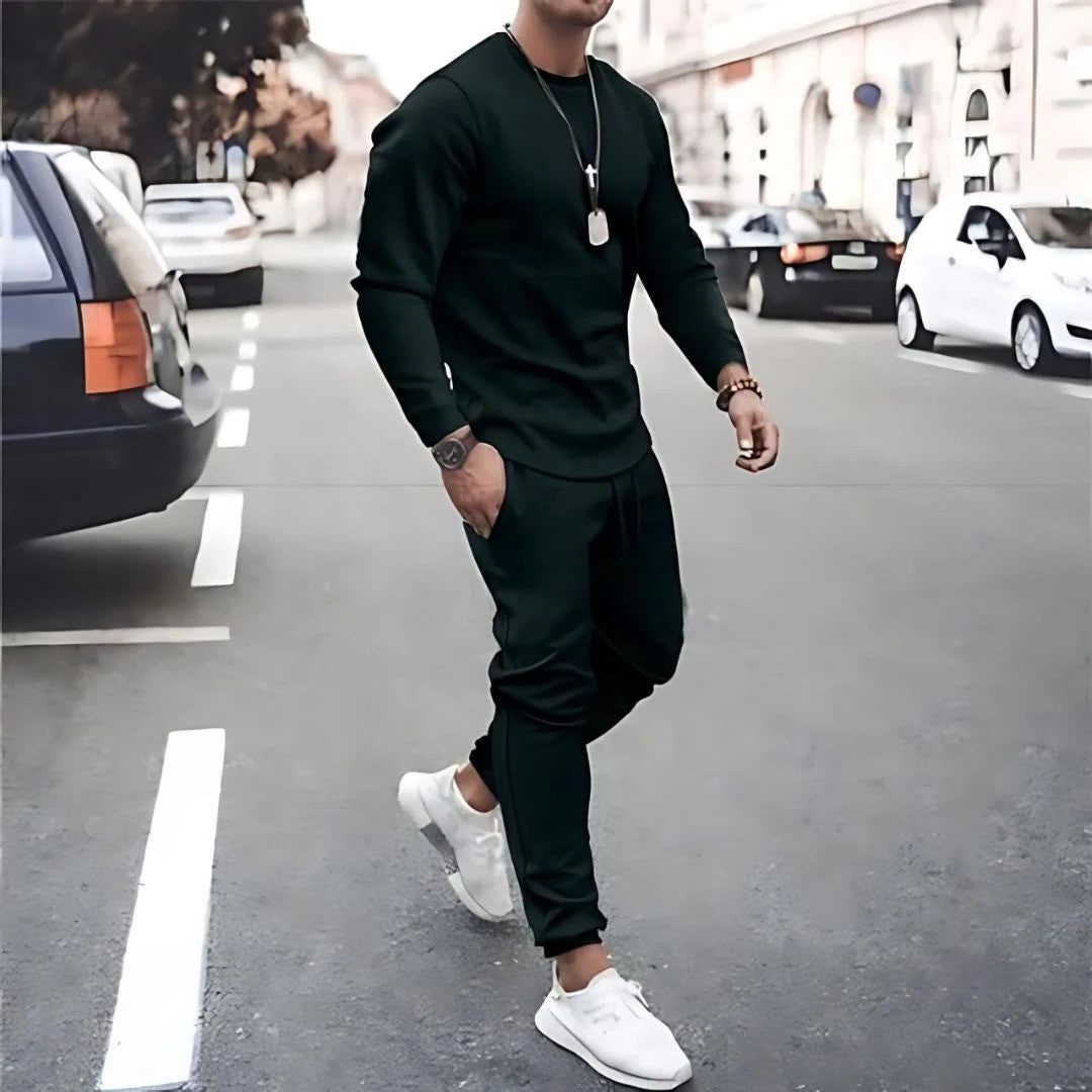 Men's Long Sleeve Athletic Tracksuit
