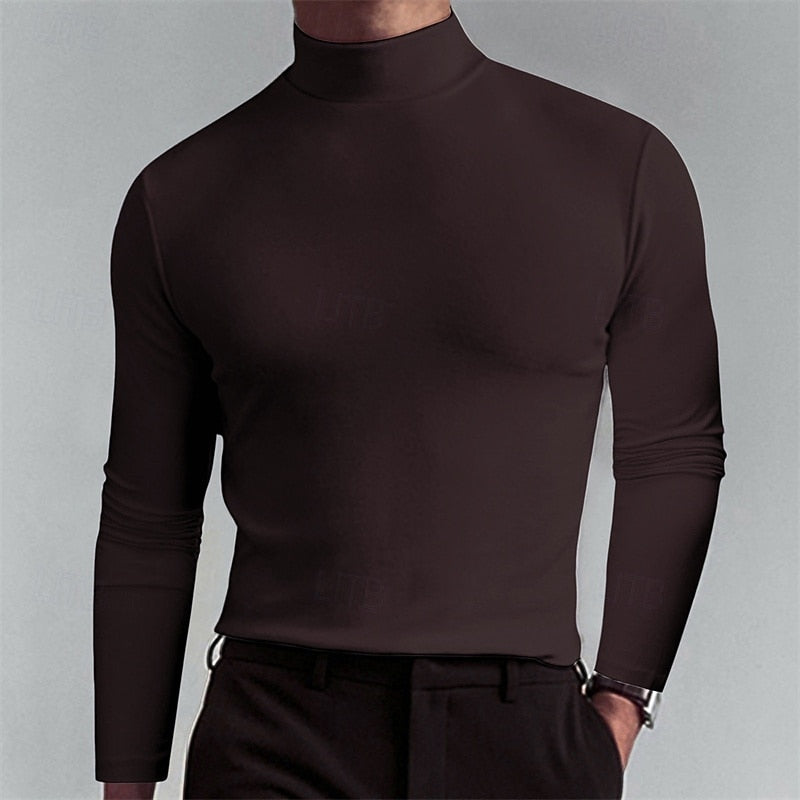 Landon | Elegant Mock-Neck Turtleneck