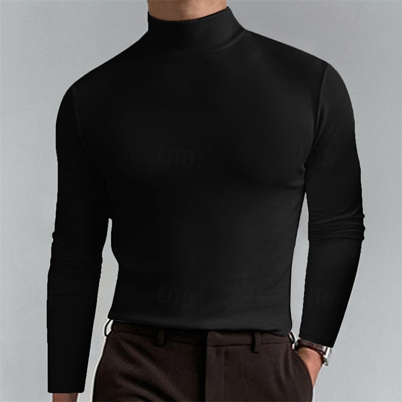 Landon | Elegant Mock-Neck Turtleneck
