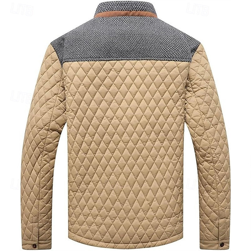 Maxwell | Quilted Stand-Up Collar Jacket