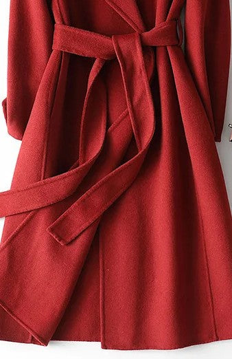Virginia | Women's Wrap Coat with Belt