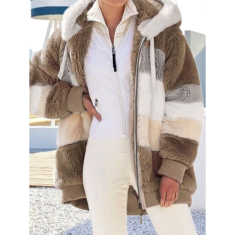 Heather | Comfortable Hooded Zip-Up Jacket