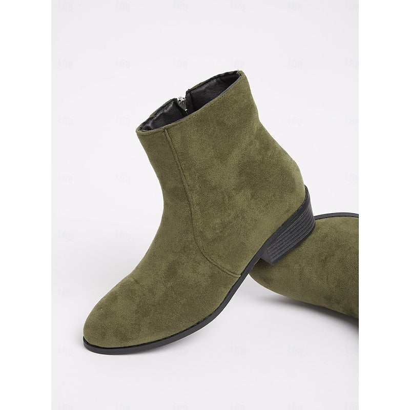 Hazel | Elegant Block-Heel Ankle Boots