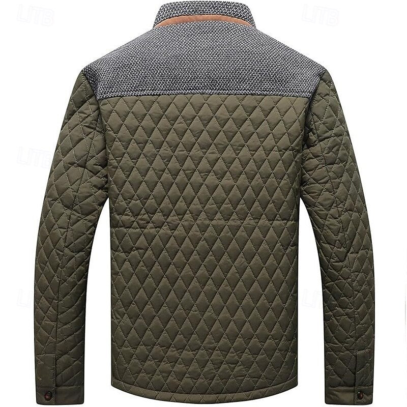 Maxwell | Quilted Stand-Up Collar Jacket