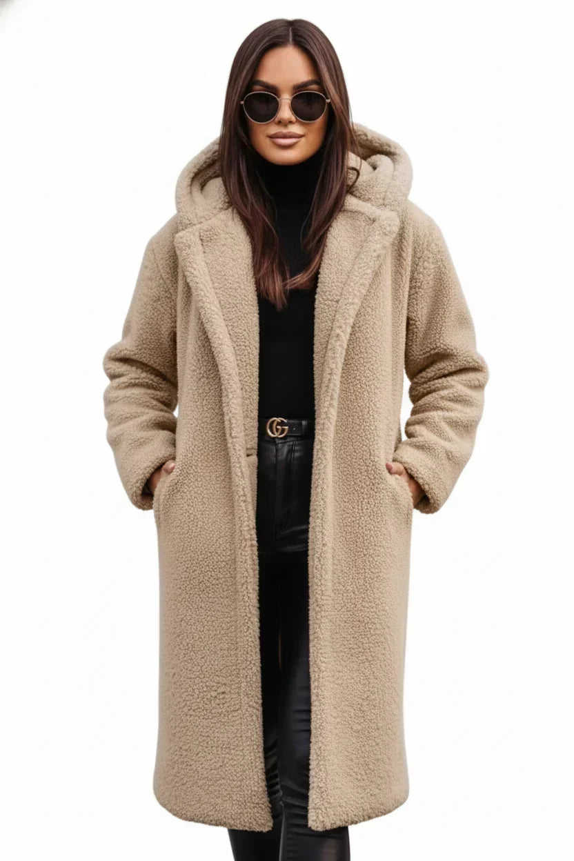 Women's Oversized Cozy Teddy Coat
