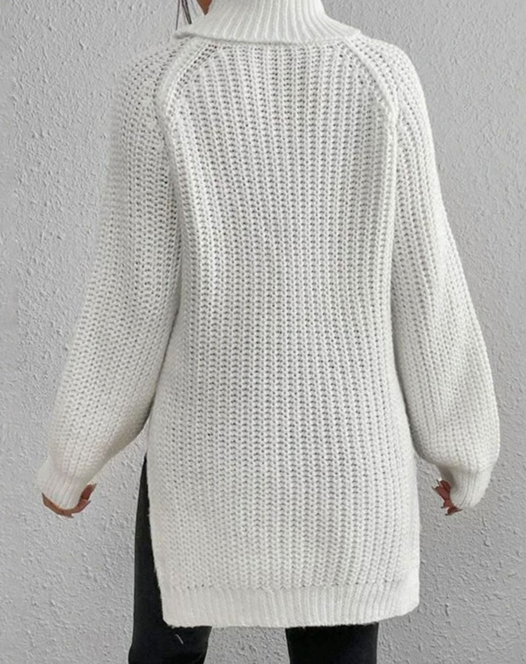 Isabella | Women's Long Sleeve Classic Ribbed Turtleneck Sweater
